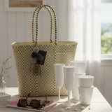 Medium Open Tote Bone / Gold