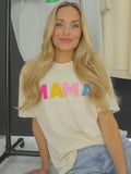 Mama Color Block Tee