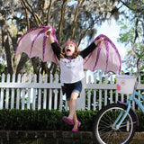 Lovelane Designs Pink Dragon Wing & Hat Set