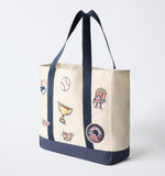 23" Premium 24 oz. Cotton Canvas Shopping Tote Bag