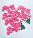 Merry & Bright Chenille Patch