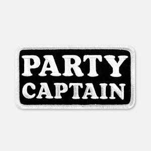 Party Captain Patch Black-White