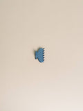 Hair Claw Clip Sea 2" Small Two Tone Blue