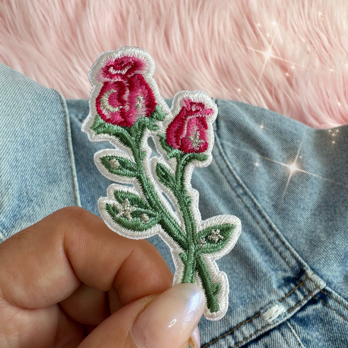 Long Stem Rose Patch – Sercy+Co