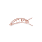 Square Flat Hair Clip | Small | Pearly Pink