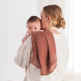 Breastfeeding Swaddle Terracotta