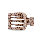 Square Flat Hair Clip | Medium | Blonde Tortoise