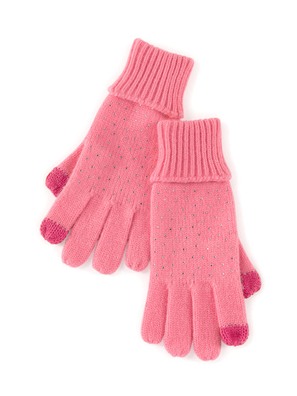 Touchscreen gloves pink