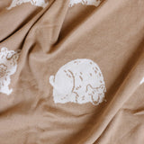 Honey Bear Organic Cotton Baby Blanket
