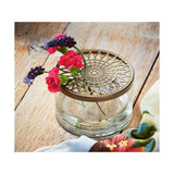 Flower Frog Vase Antique Bronze