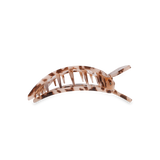 Square Flat Hair Clip | Medium | Blonde Tortoise