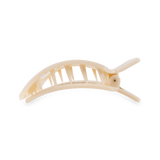 Square Flat Hair Clip | Medium | Almond Beige