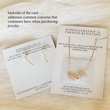 Gold diamond cross necklace