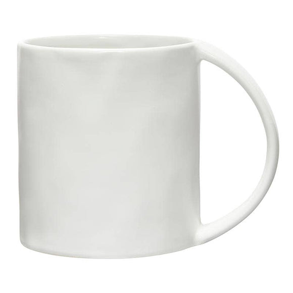 Artisan Wide Handle Mug White