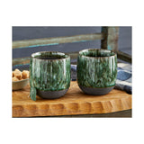 Stoneware Stemless Mug Green