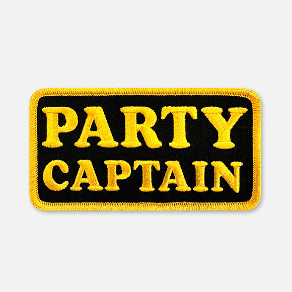 Party Captain Patch Black-Yellow