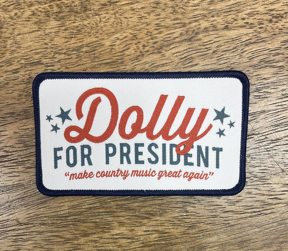 Dolly For President Patch
