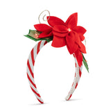 Red Poinsettia Headband