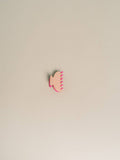 Hair Claw Clip Dragon Fruit 2" Small Two Tone Pink