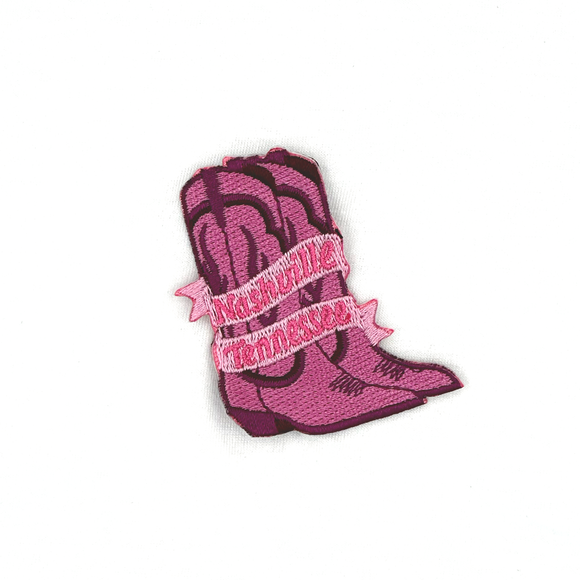 Pink Nashville Boot Patch