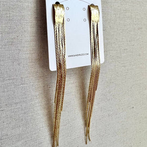 Gold Fringe Earrings