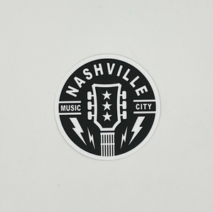 Music City Guitar Sticker