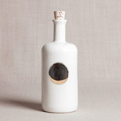 Waxing Moon Bottle: White
