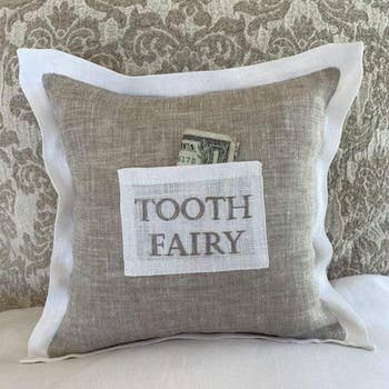 Tooth Fairy Linen Pillow