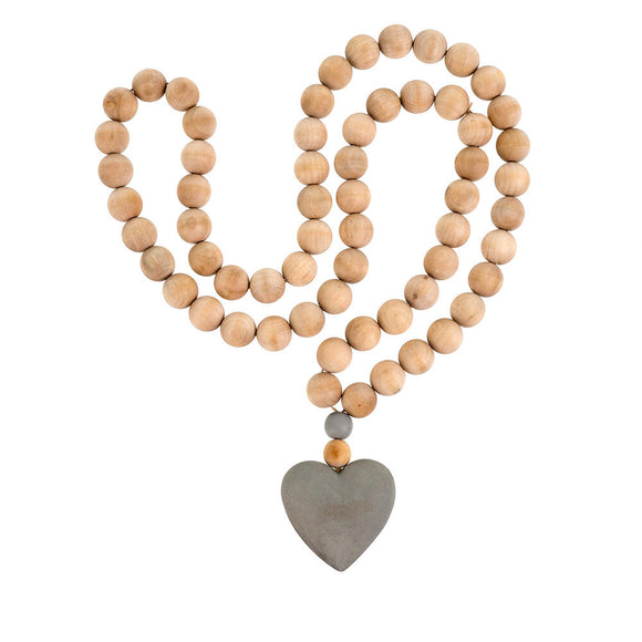Large Heart Prayer Blessing Beads