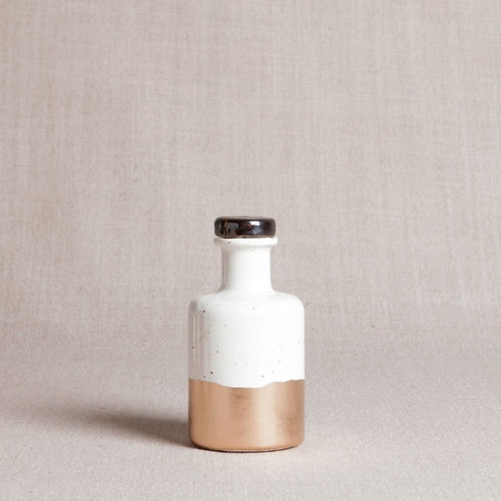 Apothecary Bottle: Dalmation & Copper