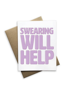 Swearing Will Help Cancer Card