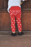 Valentine Red Heart Leggings