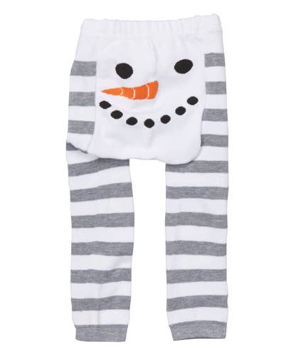 Snowman Stripes Leggings M