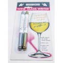 Gold and Silver Wine Glass Pens