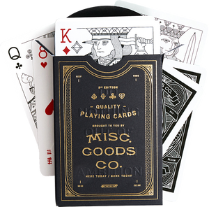 Playing Cards Black/Gold