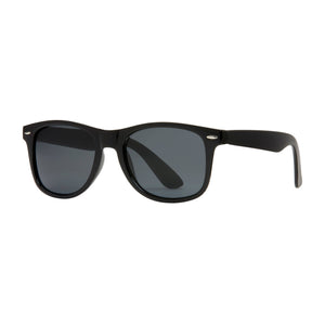 Wallace-Shiny Black-Smoke Polarized