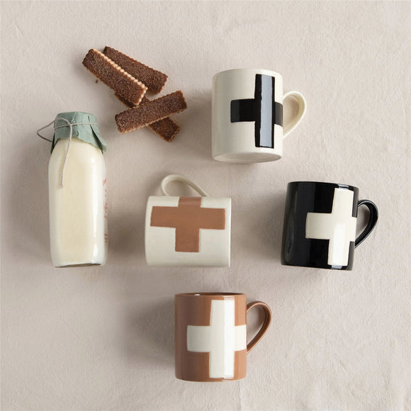 Swiss Cross Mug / White w/Cml