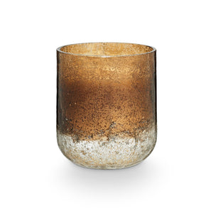 Woodfire Crackle Small Glass Candle