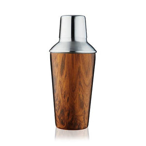 Wood Pattern Cocktail Shaker