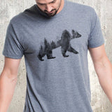 Double Exposure Bear Men's T-Shirt