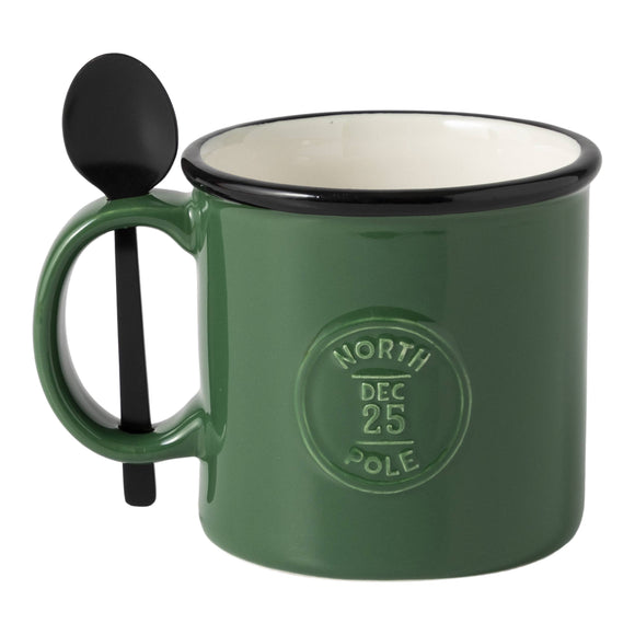 North Pole Campfire Mug with Spoon
