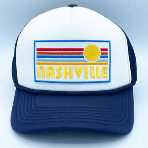 Youth Nashville Trucker Hat Navy