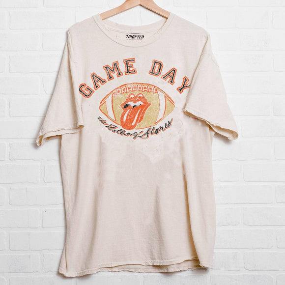 Rolling Stones Game Day Football Tshirt