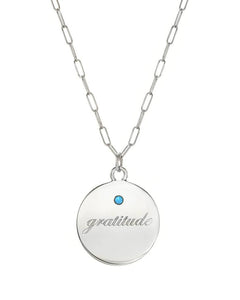 Gratitude Necklace / Turquoise