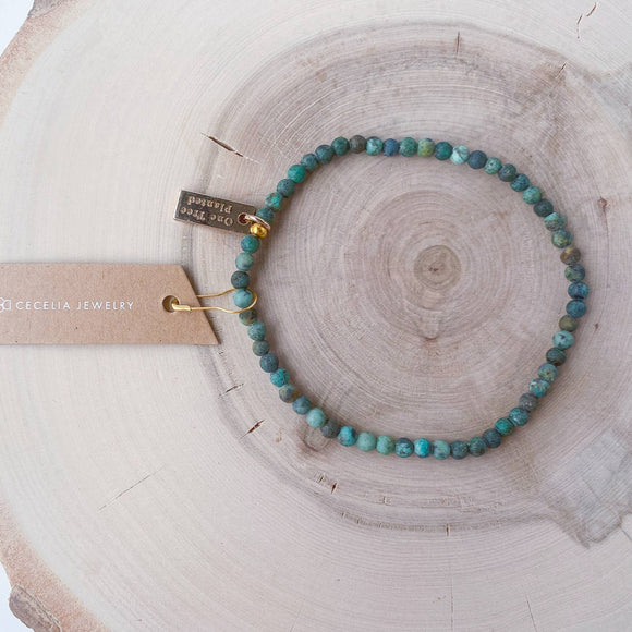 Gemstone Ankle Bracelets African Turquoise