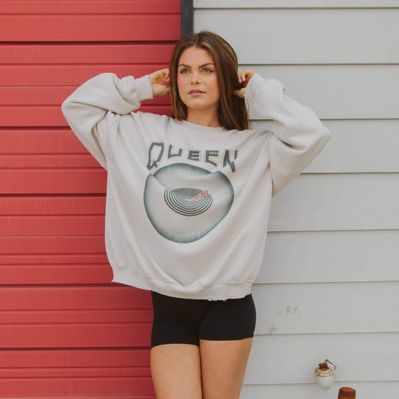 Queen Jazz Tour Sand Thrifted Sweatshirt