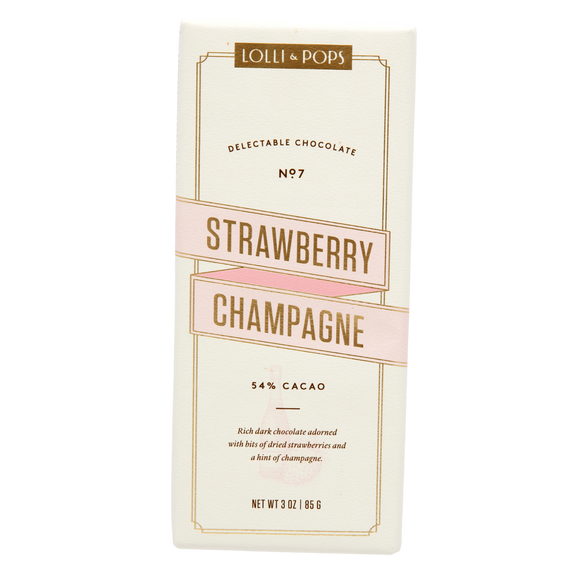 Strawberry Champagne Chocolate Bar