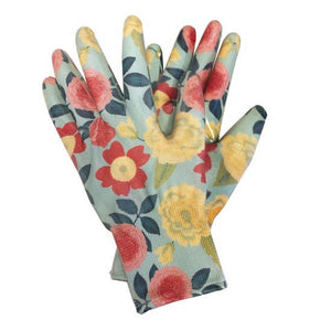 Heirloom Garden Nitrile Weeder Gloves, Medium