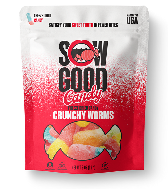 Freeze Dried Crunchy Worms