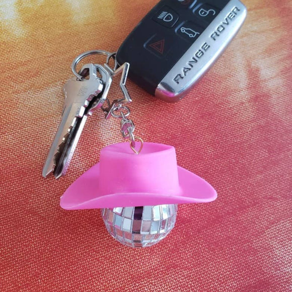 Disco Cowgirl Keychain
